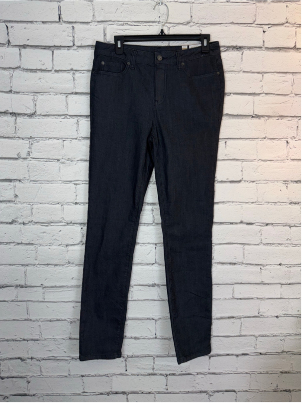 Women's Prana Kayla High Rise Jeans size 8 32 in Inseam Dark Denim Slim Straight - Picture 5 of 15
